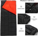 USB Powered Outdoor Sleeps Bag with 3 Heat Setting 4 Heating Pad Adjustable Camping Hiking Essential Outdoor Sleeps Bag - Image 5