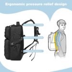 Wotony Military Tactical Backpack for Men Waterproof Daypack 3 Day Assault Pack Molle Bag with Water Bottle Holder - Image 9