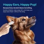 DOCO Dog Ear Cleaner Wipes Finger Cleaning Kit for Dogs & Cats Eucalyptus, Chamomile & Aloe Cat Ear Cleaner Soothes, Deodorizes & Helps Itchy Ears – 50 Count - Image 4