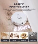 NARWAL Freo Pro Robot Vacuum and Mop Combo, Tangle Free Robot Mop, 8500Pa Powerful Suction, Self-Emptying, Auto Mop Washing, Auto Drying, Obstacle Avoidance, Ideal for Pet Hair and Hard Floor - Image 3
