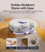 NARWAL Freo Pro Robot Vacuum and Mop Combo, Tangle Free Robot Mop, 8500Pa Powerful Suction, Self-Emptying, Auto Mop Washing, Auto Drying, Obstacle Avoidance, Ideal for Pet Hair and Hard Floor - Image 7