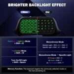 MoKo RGB Backlight Keyboard for Xbox One Controller, Xbox Series X/S, Wireless Chatpad Keypad w/ 2.4G Receiver, Xbox Accessories for Xbox One S/Elite - Image 5