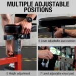 Mikolo Plate Loaded Seated Row Machine for Home Gym, 400LB Capacity, Independent Arms & Adjustable Seat for Full Back Workout - Image 7