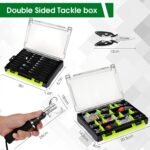 601-Piece Fishing tackle box with fishing gear，[2025 Christmas Limited Edition]Fishing Gifts for men，Tackle Box with Tackle included,Fishing Lures,Hooks, Weights, Jig Heads - Image 3