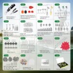 601-Piece Fishing tackle box with fishing gear，[2025 Christmas Limited Edition]Fishing Gifts for men，Tackle Box with Tackle included,Fishing Lures,Hooks, Weights, Jig Heads - Image 6