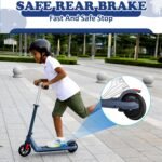 Caroma Electric Scooter for Kids Ages 6-14, 250W/180W/150W Motor & 15 Mph, 85 Mins Ride Time, Adjustable Height & Speed, LED Display, Kids Electric Scooter, Best Gifts for Boys & Girls - Image 6