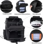 Fishing Tackle Backpack With Rod Holders, Large 40L Fishing Backpack for Camping, Hiking - Image 3