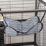 PawHut Metal Small Animal Cage, 4-Tiers Rolling Big Ferret Cage with Hammock, Removable Tray, for Chinchilla, Sugar Glider, Gray - Image 10