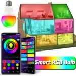 Smart Light Bulbs for Bedroom,BT Light Bulbs with AppControl RGB+Daylight (5000K) LED Color Changing Bulbs,Dimmable Music Sync,A19 E26/9W,4 Pack(Don't Support Alexa/Google/WiFi) Christmas - Image 4