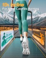 Foldable Treadmill with 10% Incline, 3.5HP Low Noise Walking Pad Treadmill with Handle Bar, Rayspace 4 in 1 Portable Under Desk Treadmills for Home/Office, 350 Lbs Capacity, APP & Remote Control - Image 3