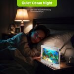 Fake Fish Tank Baby Aquarium Toy - Mini Crib Aquarium Lamp. Artificial Fish Lamp Aquarium - Virtual Ocean Moving Fish Night Light for Bedroom Décor. Gift for Kids and Cat Lovers - Image 6