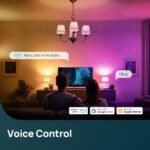 Linkind Matter Smart Bulbs, E12 Led Bulb Works with Alexa/Apple Home/Google Home, Smart Light Bulbs, WiFi Candelabra B11 Bulbs, RGBTW Color Changing Light Bulb, 2.4Ghz WiFi Bulb, 470 LM 4 Pack - Image 4