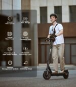 NAVEE GT3/ST3 Series Electric Scooter, 20/25 MPH Top Speed, 47/38/30 Miles Max Range, 1000W/1350W Motor with Dual Suspension, 10" Tires All Terrain, Heavy Duty, Foldable for Adults Teens (UL2272) - Image 3