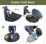 Night Cat Pop-up Mosquito Tent: 1 Person Camping Tent with Bug Screen Net Adults Fits with Camping Cot (Excluded) - Image 4