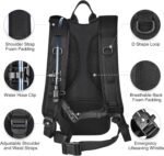 NOOLA Hydration Backpack with 3L TPU Water Bladder, Tactical Molle Water Backpack for Men Women, Hydration Pack for Hiking, Biking, Running and Climbing - Image 5