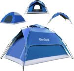 3-in-1 Instant Pop Up Tents for Camping, 2/4/6 Person Camping Tent,60s Automatic Quick Easy Setup Tent, Waterproof Stand Up Family Tents for Camping,Outdoor, Hiking,Beach - Image 2