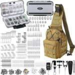 397 Pcs Fishing Accessories Kit Tools Include Backpack Fishing Tackle Box with Hooks Weights Sinkers Spinner Blade Gear - Image 2