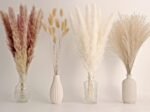 65PCS Pampas Grass Decor, Including pompas Floral, Reed Dried Grass and Bunny Tails Dried Flowers, Natural Dried Pampas Grass Bouquet for Boho Decor Wedding, Home Decoration - Image 2