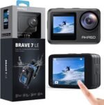 AKASO Brave 7 LE 4K30FPS 20MP WiFi Action Camera with Touch Screen EIS 2.0 Zoom Remote Control 131 Feet Underwater Camera with 2X 1350mAh Batteries Support External Microphone Vlog Camera - Image 2