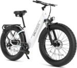 ANCHEER 26" Electric Bike for Adults, 1000W Peak Motor, 28MPH Speed, 60 Miles, 48V 15Ah Removable Battery, Fat Tire Electric Bike Off-Road EBike for Men & Women, UL2849 Compliant, 7 Speed, RoverL/H - Image 2