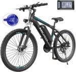 ANCHEER Electric Bike for Adults, Peak 750W Ebike, 3H Fast Charge, 50 Miles, 22MPH Electric Bicycle, 48V 499Wh Battery, 26" Gladiator Electric Mountain Bike, 21Speed, UL2849 Compliant - Image 2