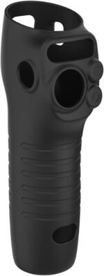 Anbee Protective Silicone Case Cover Non-Slip Handlebar Sleeve Compatible with DJI Osmo Mobile 6 Handheld Smartphone Gimbal Stabilizer (Black) - Image 2