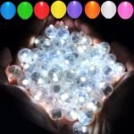 Aogist 100pcs White Balloon Lights,Long Standby Time Waterproof Mini Light,Battery Powered,Round LED Ball Lamp for Latex Balloon Paper Lantern Party Wedding Festival Christmas Halloween Decorative - Image 2