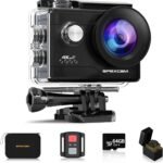 Apexcam Action Camera 4K with 64G SD Card Sports Cameras 20MP 131FT Waterproof Underwater Camera WiFi Cameras with 2.4G Remote Control, 2 Batteries, Mounting Accessories Kits - Image 2