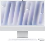 Apple 2024 iMac All-in-One Desktop Computer with M4 chip, 10-core CPU, 10-core GPU: Built for Apple Intelligence, 24-inch Display, Nano-Texture Glass, 16GB Unified Memory, 256GB SSD Storage; Silver - Image 2