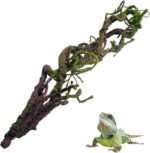 BNOSDM Reptile Bend-A-Branch Vines with Moss,Bendable Reptile Jungle Vines,Bearded Dragon Climbing Plants Tank Accessories,Pet Habitat Decor for Chameleon Geckos Snakes Lizards Frogs - Image 2