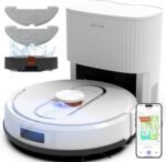Bagotte Robot Vacuum and Mop, Robotic Vacuum Cleaner with Self Emptying Station for 60 Days, 5000Pa Suction, LiDAR Navigation, No-Go Zones,Wi-Fi/App/Alexa Control, for Carpets & Hard Floors - Image 2
