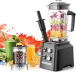 Blender for Smoothies - Blenders for Kitchen with 68Oz. Pitcher & 20Oz. Grinder, Smoothie Blender for Ice Crushing, Frozen Fruit, 28000 RPM, Black - Image 2