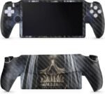 Carbon Fiber Gaming Skin Compatible with PS5 Portal Remote Player - Reaper Skull - Premium 3M Vinyl Protective Wrap Decal Cover - Easy to Apply | Crafted in The USA by MightySkins - Image 2