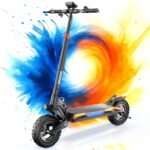 Circooter T4 Electric Scooter for Adults, 800W Brushless Motor & 28 MPH, 25 Miles Range, 10" Pneumatic Off-Road Tires, APP Control, Foldable for Commuting & Outdoor Adventure - Image 2