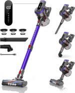 Cordless Vacuum Cleaner, 550W 45Kpa Vacuum Cleaners for Home with 5 Suction Modes, Vacuum Cleaner with Max 60Mins, Stick Vacuum Cordless for Hardwood Floor Carpet Pet Hair - Image 2