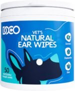 DOCO Dog Ear Cleaner Wipes Finger Cleaning Kit for Dogs & Cats Eucalyptus, Chamomile & Aloe Cat Ear Cleaner Soothes, Deodorizes & Helps Itchy Ears – 50 Count - Image 2