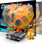 Daylight Projector 4K Ultra HD 2300 High ANSI Smart Home Theater with WiFi 6, Bluetooth, NFC, Streaming Apps, Bright Daytime Proyector, HDR10+, Auto Focus, HDMI 2.1 ARC USB for Movie Video Gaming CIVE - Image 2