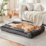 Dog Beds for Medium,Large Dogs Breeds,Sofa Dog Bed with Pillow for Crate Kennel, Super Soft Pet Bed for Support Bolster, Comfortable Pet Couch Bed & Non-Slip Bottom - Image 2