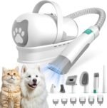 Dog Grooming Kit, Pet Grooming Vacuum with Pet Clipper Nail Grinder, Dog Hair Vacuum with 6 Pet Grooming Tools for Dogs Cats Shedding Grooming - Image 2