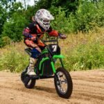 Electric Dirt Bike for Kids,14.29 MPH,350W Electric Motorcycle 24V for Child,Motorcross for Girls and Boys,Kid Dirtbike,3-Speed Modes,Max 135 Lbs - Image 2