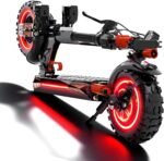 Electric Scooter Adults, 1200-1600W Motor, Up to 34 MPH Top Speed & 37 Miles Long Range, 48V 18/21AH Big Battery, 11" Off-Road Tire Folding E Scooter with Seat, Dual Suspension & Dual Brakes System - Image 2
