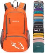 FENGDONG 35L Lightweight Foldable Waterproof Packable Travel Small Hiking Backpack Daypack for men women - Image 2
