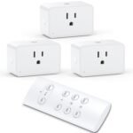 G-Homa Wireless Electrical Outlets with Remote Control, 1875W/15A, 100FT Range, ETL Listed - 3 Sockets + 1 Remote - Image 2