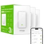 GHome Smart Dimmer Switch, Single Pole, 2.4GHz WiFi Dimmer Light Switch Works with Alexa and Google Home, Voice & APP Remote Control | Timer & Schedule | UL Certified, Neutral Wire Required, 3 PACK - Image 2