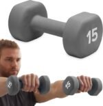 Gaiam Neoprene Dumbbell Hand Weight (Sold in Singles) – Non-Slip Free Weight for Home Gym, Fitness & Strength Training – Durable Exercise Dumbbell for Women & Men - Image 2