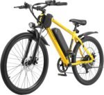 HOVERFLY OUREA 26" Electric Bike for Adults, 750W Peak Motor Mountain Ebike, 20MPH Up to 40 Miles, UL2849 Certified, 7-Speed, Removable Battery, Shock Absorber, Fat Tire Commuter E-Bike - Image 2