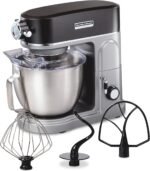 Hamilton Beach Professional All-Metal Stand Mixer with Specialty Attachment Hub, 5 Quart Bowl, 12 Speeds, Includes Flat Beater, Dough Hook, Whisk (63240) - Image 2