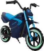 Hover-1 My First Dirt Bike for Kids - 300W Motor, 9MPH Max Speed, 9 Mile Range, 12” Off-Road Tires, 120LB Max Weight, Twist Grip Throttle & Rear Disc Brake Electric Dirt Bike for Kids Ages 5+ Years - Image 2