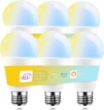 ILC Alexa Light Bulbs, 12W, Smart Light Bulb Compatible with Alexa Required Echo Device, 2700K-6000K Warm White to Daylight Turnable, A19 E26 No Hub Required (6 Packs) - Image 2