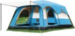 Large Family Standing Upright Camping Tent 4-12 Persons Multi-Room Waterproof Tent with Screened Porch - Glamping Tent for Outdoor Camping & Family Vacation - Image 2